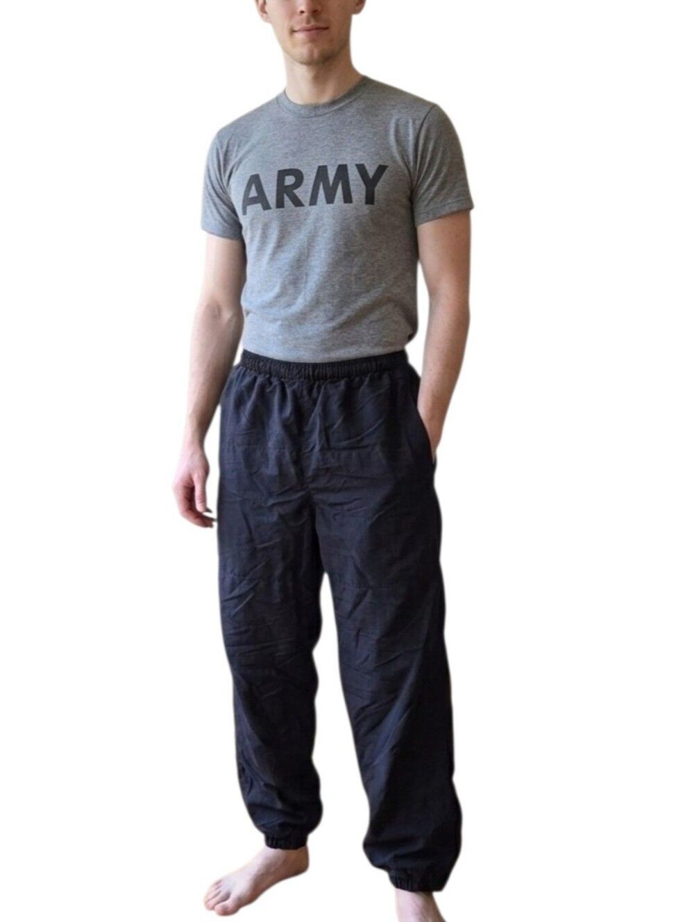 Skilcraft JWOD Black Insulated Wind Pants IPFU Army Pant Military Training M